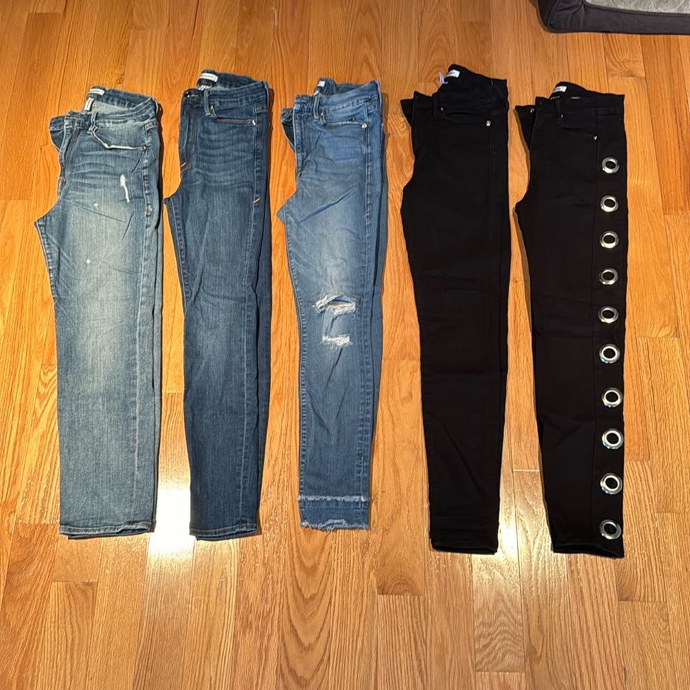 Lot of Good American Jeans size 4/27
